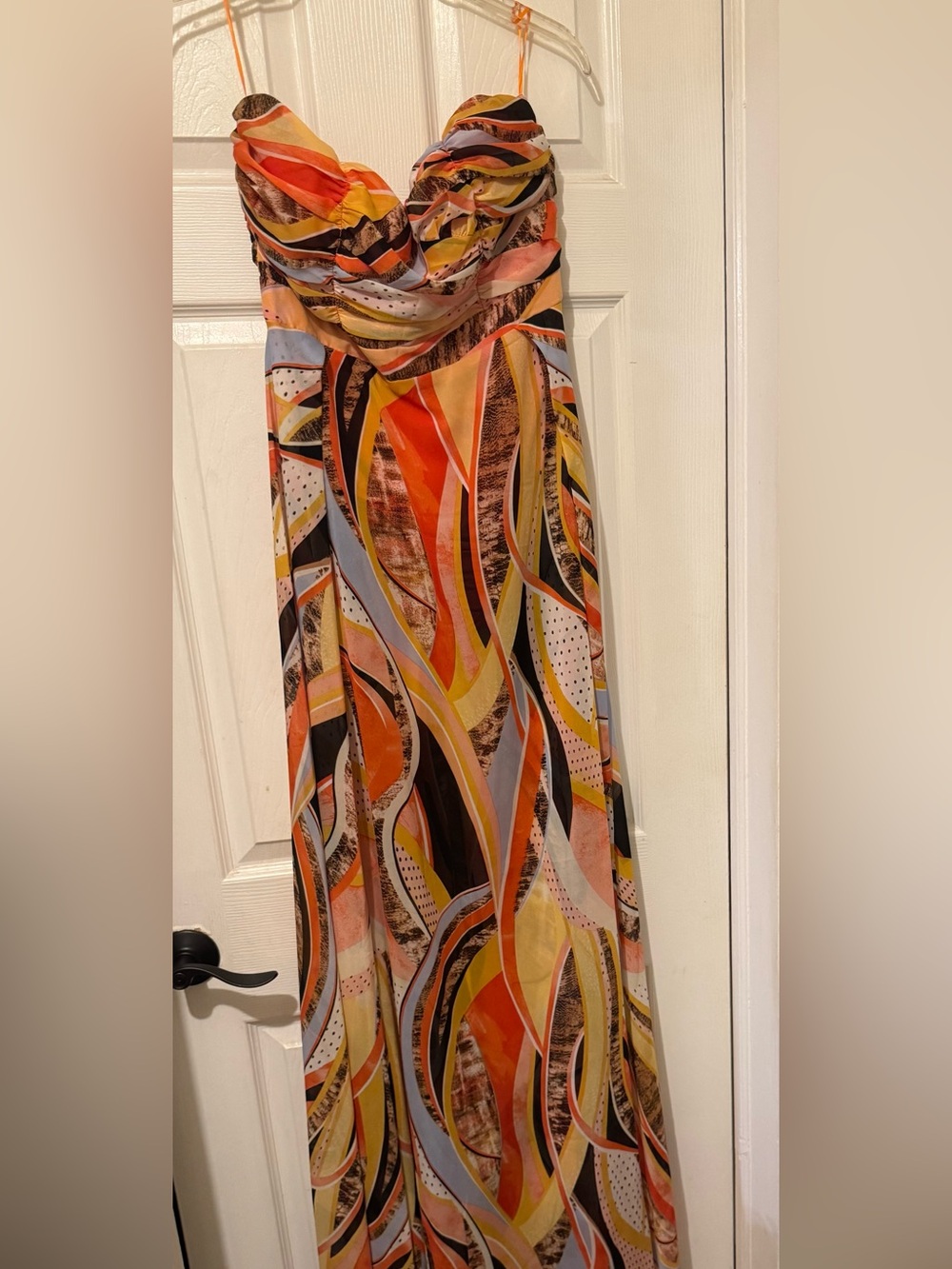 New with tags- Strapless maxi dress